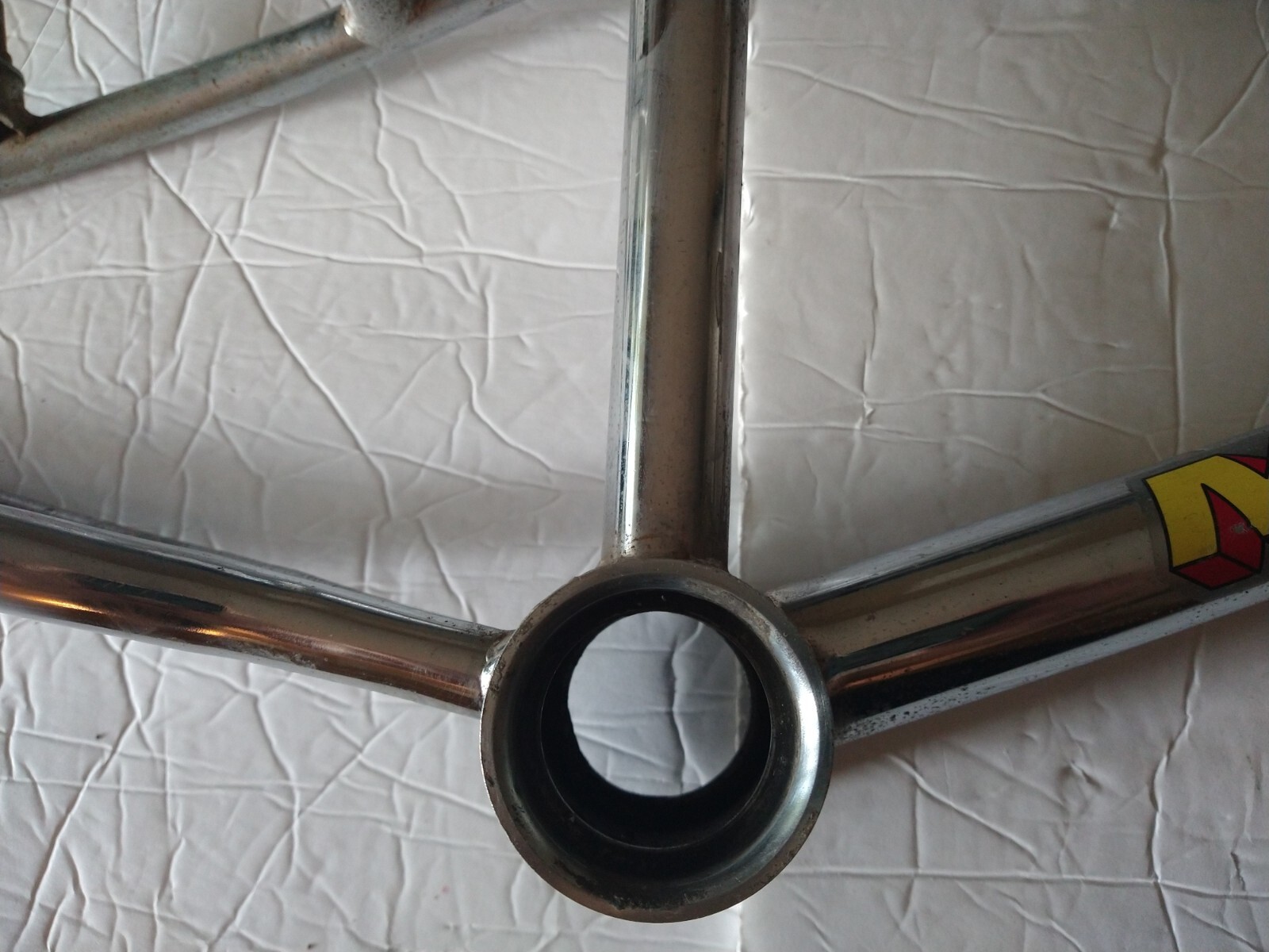 Vintage Mongoose Chrome BMX Old School Bike Frame Good Condition No Reserve eBay