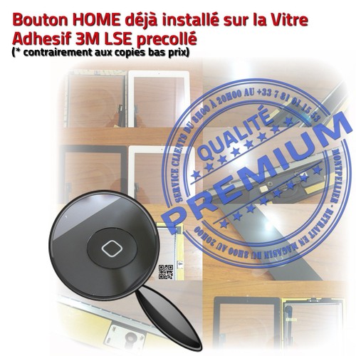 KIT Vitre Tactile iPad4 A1460 Blanc Écran Verre PREMIUM Assemblé Joint Contour - Photo 5/7