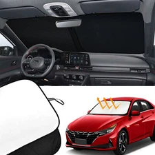 For 2021-2025 Hyundai Elantra Windshield Sun Shade Sun Visor UV Block Shield