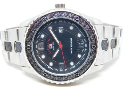 U.S. Polo Assn. US8141P Quartz Analog Men's Watch Sz. 8 1/4'' New Battery