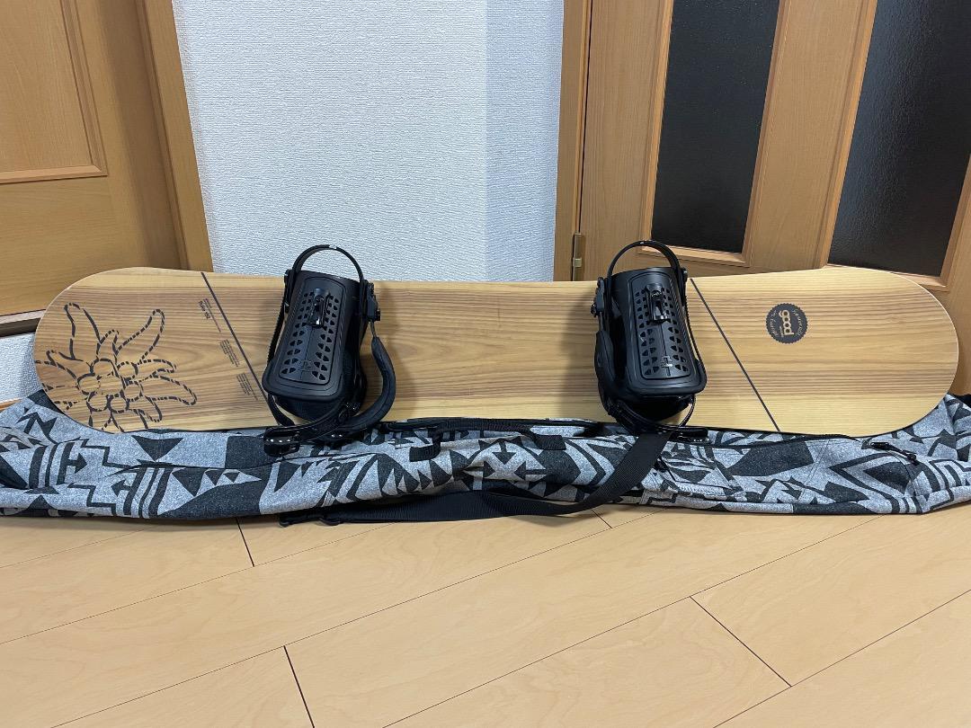 good boards fluke 152cm スノーボード3点セット good boards fluke 152cm スノーボード3点セット