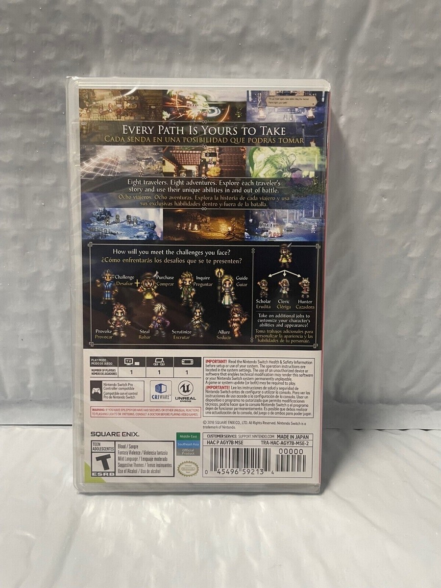 Octopath Traveler - Nintendo Switch Factory Sealed 45496592134| eBay