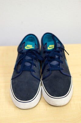 Nike Toki Low Blue Suede Shoes Sneakers Mens 12 Navy 555270  display picture 1
