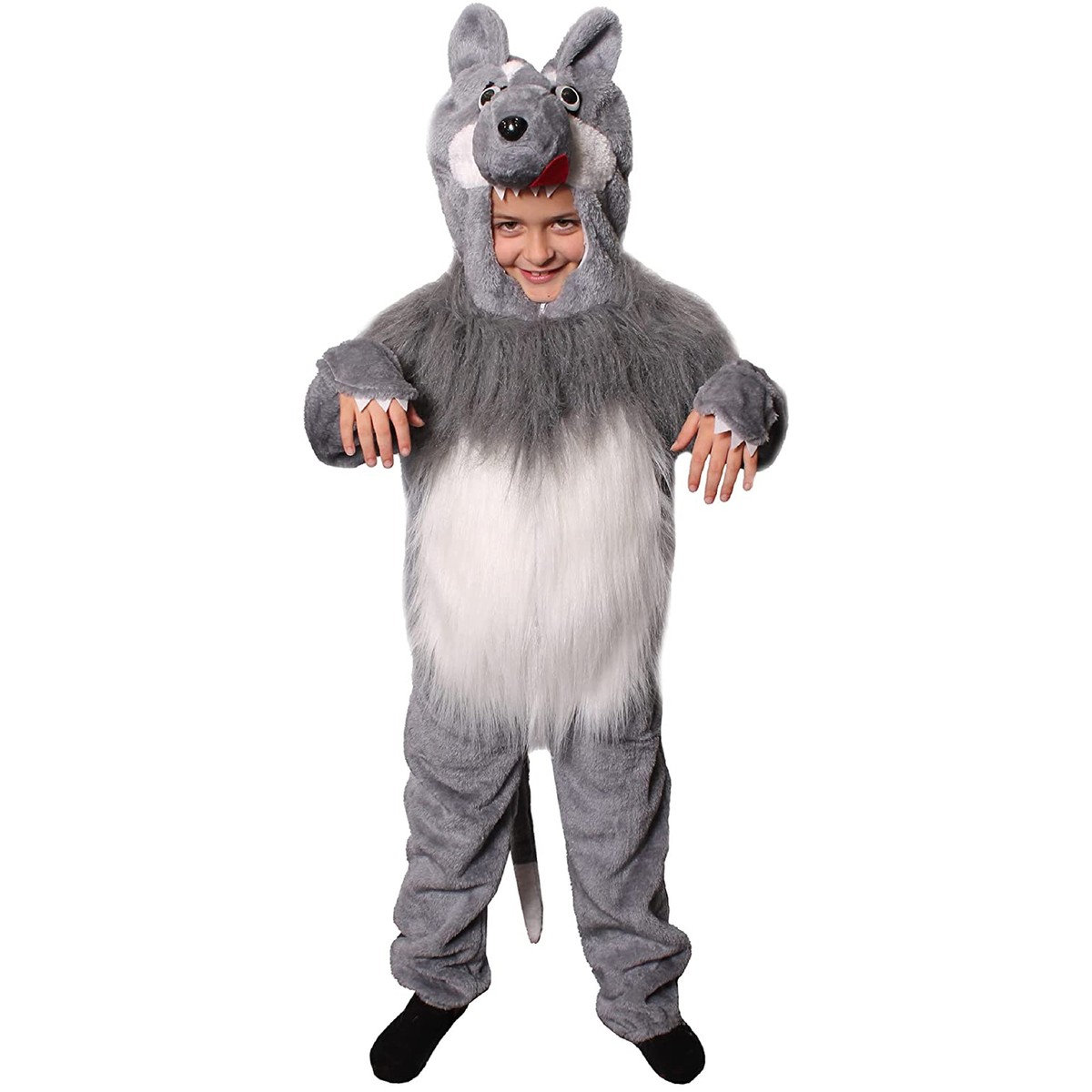 I LOVE FANCY DRESS Böse Hundedame-Kostüm Für Kinder – 4-teiliges Set In Rot/schwarz