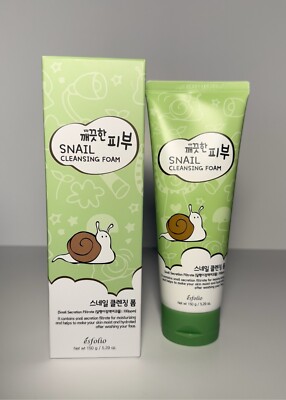 Esfolio Pure Skin Snail Cleansing Foam 5.29 oz/150g Sealed