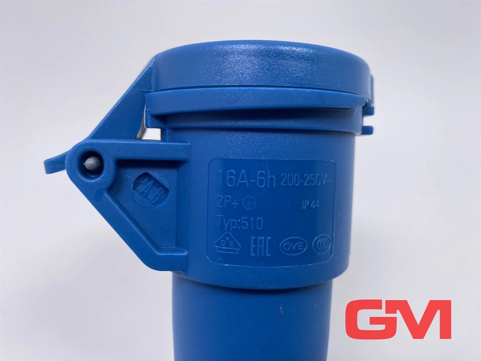 Mennekes Leistungssteckverbinder Typ 510 connector 16A-6h 200-250V 3P IP44 - Bild 2 von 4