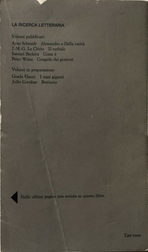 ARNO SCHMIDT ALESSANDRO, O DELLA VERITÀ GIULIO EINAUDI 1965 - Picture 2 of 3
