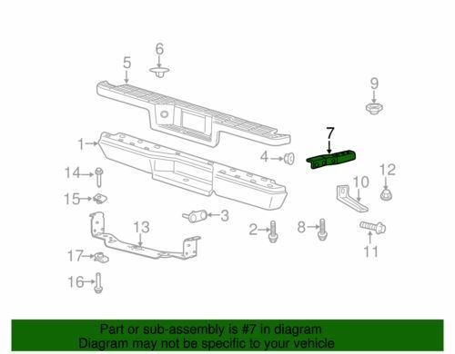 Soporte interno derecho para parachoques de Ford Ranger 1993-2011 (N/P F37Z-17787-A)