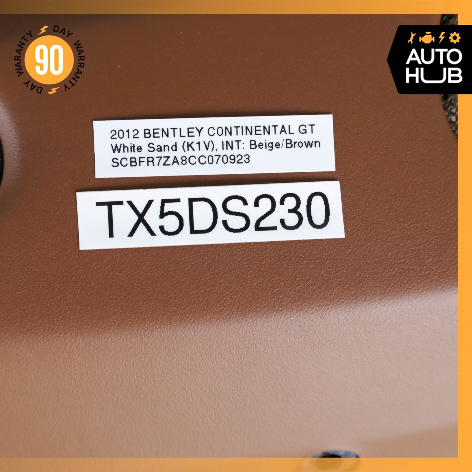 12-18 Bentley Continental GT GTC Dashboard Panel Dash Board Brown OEM 56k
