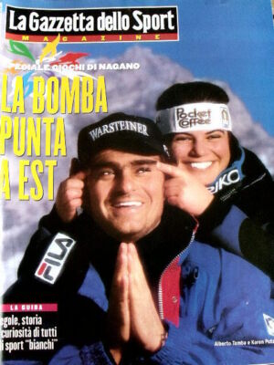 Gazzetta dello Sport Magazine 6 1998 Alberto Tomba Bjorn Daehlie Katja Seizinger