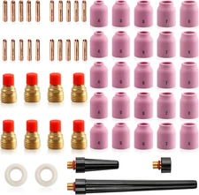 58 PCS TIG Welding Torch Kit 040"~1/8" Gas Lens Setup WP-9/20/25