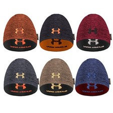 RARE Under Armour Reversible Beanie Winter Knitted Hat Neutral Warm Ski Sport