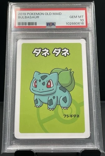 2019 Old Maid Pokemon Card Game Bulbasaur PSA 10 Japanese