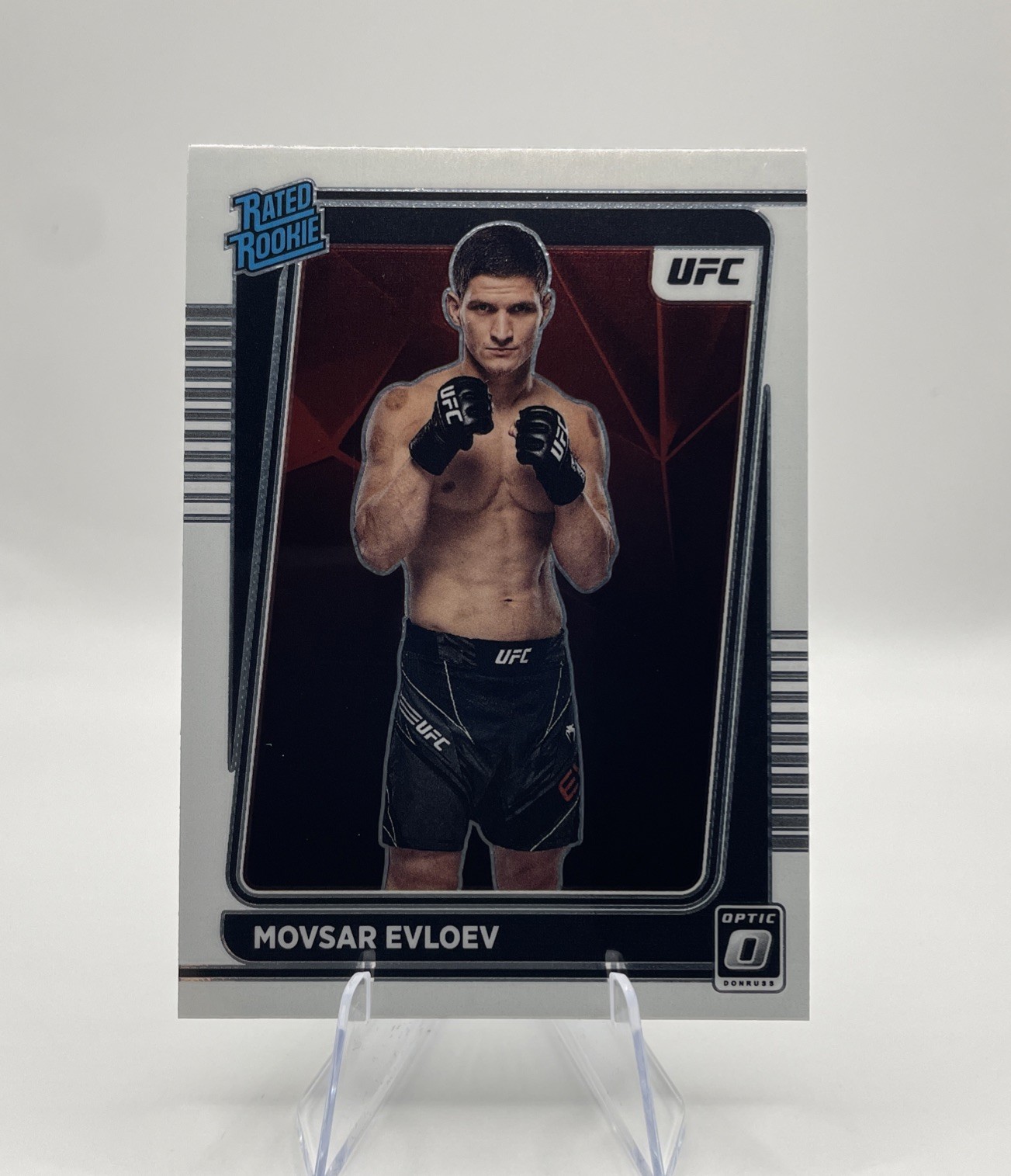 2022 Donruss Optic UFC Movsar Evloev Rated Rookie RC #112