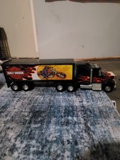 Harley Davidson 1993 Motorcycles Buddy L Truck Trailer Sounds/Lights Work