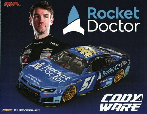 NEW 2026 CODY WARE #51 ROCKET DOCTOR NASCAR POSTCARD POCONO