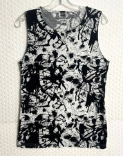 Vtg Uniqlo SPRZ NY Special MOMA Jackson Pollock Abstract Print Tank Top Sz XS