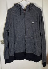 Nike Sportswear Tech Fleece Textured Windrunner Jacket Sz 2XL Black Heavy Weight