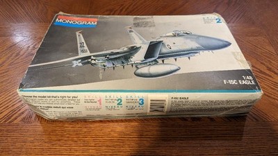 VINTAGE 1991 MONOGRAM F-15C EAGLE 1:48 MODEL KIT SEALED NIB #5823 RARE WOW