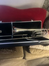 Bb Silver F- attachment Bass Trombone w/ Hard Case and Mouthpiece