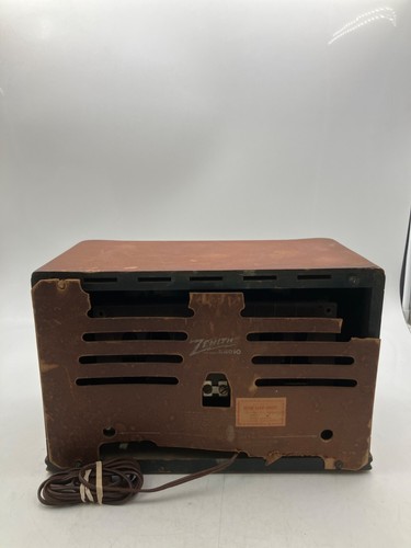 Vintage ZENITH Model 6-D-644 Wooden Tube Radio Untested Dor Display Parts/repair - Picture 5 of 9