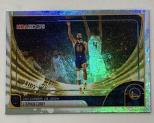 STEPHEN CURRY 2025-26 NBA Hoops Highlights Holo Foil #261 Golden State Warriors