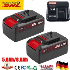 2X 8Ah 18V Lithium-Ionen Ersatzakku für Einhell 18V POWER X-CHANGE PXC Batterie
