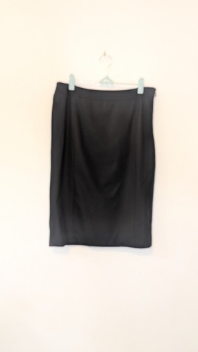 Lafayette 148 Black Women's Wool Crepe 25"Above Knee Pencil Skirt Size 10 - Picture 13 of 13