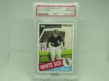 2015 Topps Archives WILL FERRELL #WF-7 PSA 10 GEM MINT ROOKIE CARD RC CWS. rookie card picture