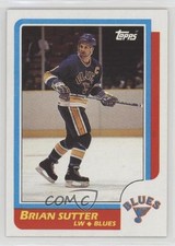 1986-87 Topps Brian Sutter #72 0y5