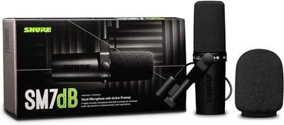 【新品未開封】正規品 SHURE SM7dB Shure SM7dB Dynamic Vocal Microphone With +28dB Built-in Active