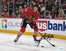 ALEX VLASIC  signed (CHICAGO BLACKHAWKS) Hocket 8X10 photo ACOA SC51856