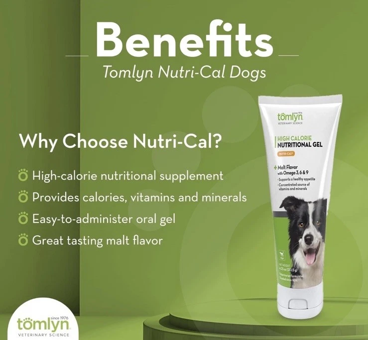 Tubo Tomlyn NutriCal perro 4,25 oz Foto 2 de 4