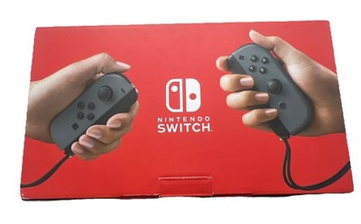 Nintendo Switch HAC-001(-01) 32GB Console with Gray Joy Con. W/ 64 GB SD CARD