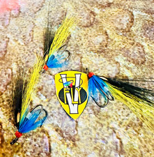 3 V Fly All Sizes Ultimate Dee Black Sheep Double Salmon Flies