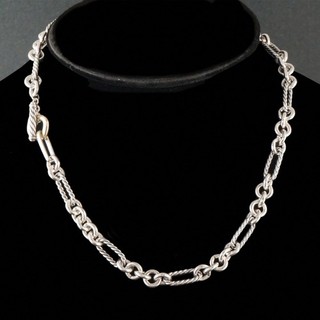 David Yurman massive 18K Gold & Sterlingsilber Madison 16" Knebelkette Halskette