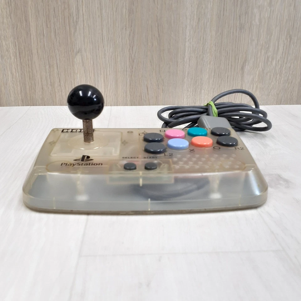 HORI COMPACT JOY STICK Clear Fighting Controller HPS-29 PS1 2 SONY Playstation - Image 4 of 4