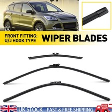 Front & Rear Car Windscreen Wiper Blades Set 28" 28" 11" For Ford Kuga 2013-2019