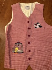 ACME Clothing Looney Tunes Embroidered Sylvester And Tweety Vest