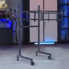 Dardoo Racing Sim 3-Sided Monitor Frame For Racing Sim Cockpit Support 3 Screens