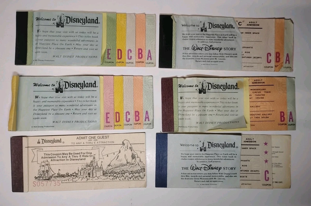 Disneyland Coupon In Disney Theme Park Souvenirs (Pre-1968) for