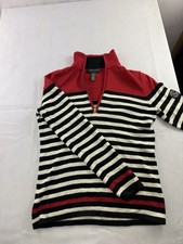 Lauren Ralph Lauren Damen Pullover Rot/Schwar...