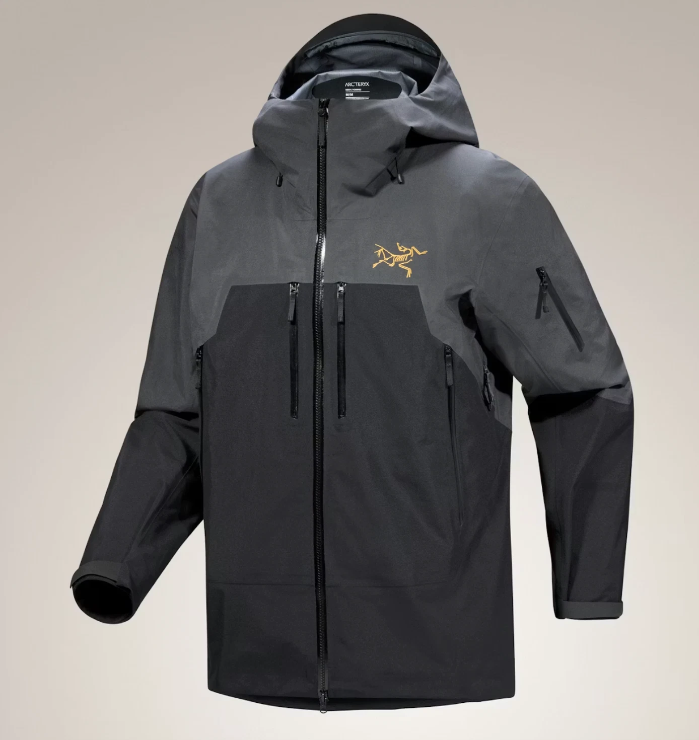 New Arc'teryx Rush Arcteryx Snow Ski Gore-tex Jacket Mens L Graphite / Blk / NWT