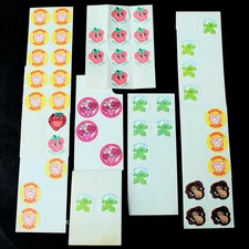 Vintage Scratch N Sniff Stickers Trend Matte Lot of 47 Peanut Popcorn Berry +