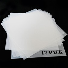 EGOSKY 12Pcs 7mil Blank Stencil Sheets, 12 x 12 inch Mylar Template Stencil Mate