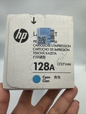 HP 128A Cyan LaserJet Toner Cartridge CE321A - Brand New Sealed Genuine