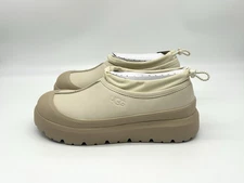 UGG Tasman Weather Hybrid Men's Size 12 Birch White Pepper Leather 1158351