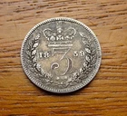 1859 Victoria Threepence — photo from another recent sale