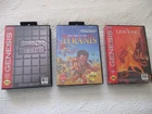 3 Sega Genesis Games -Complete - Robocop/Terminator; Tyrants; Lion King - Tested