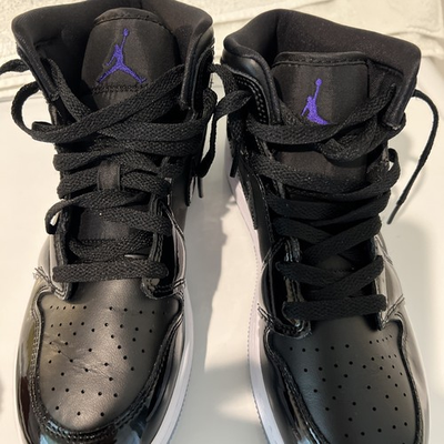 #ad #ad Nike Air Jordan 1 Mid SE Space Jam Black Dark Concord DV1308 004 Men#x27;s Size 6.5 $80.00